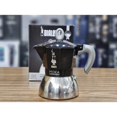 Ấm Pha Cà Phê Bialetti Moka Pot 4 Cốc Inox Dễ Dùng Trên Mọi Loại Bếp Nhập Đức Tương Thích Induction 10 Ấm Pha Cà Phê Bialetti Moka Pot 4 Cốc Inox Dễ Dùng Trên Mọi Loại Bếp Nhập Đức Tương Thích Induction 10