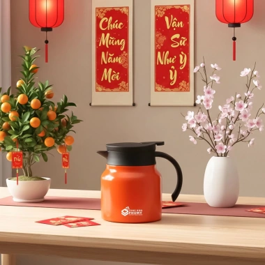 Ấm Pha Trà Giữ Nhiệt PM1.027 1.000ml - Quà Tặng Doanh Nghiệp, Giá Ưu Đãi 150.000₫