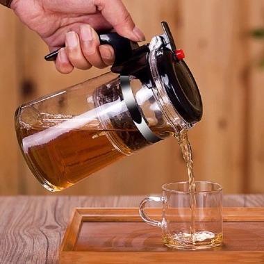 Ấm Pha Trà Thủy Tinh Heisou 750ml Chịu Nhiệt Giá Giảm Đặc Biệt 127,000₫