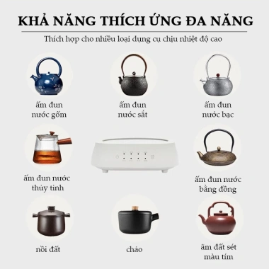 Ấm Siêu Tốc 1.000ml Bếp Điện Mini 1.000W 8 tính năng, bảo hành 12 tháng, 218.000đ 3 Ấm Siêu Tốc 1.000ml Bếp Điện Mini 1.000W 8 tính năng, bảo hành 12 tháng, 218.000đ 3