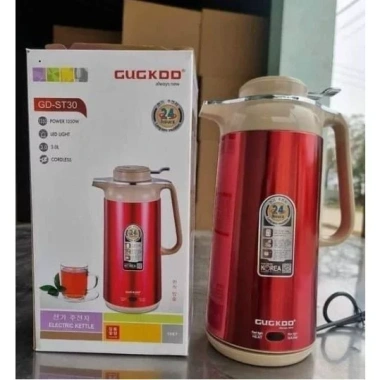 Ấm siêu tốc inox 304 Cuckoo GD ST30 2L 1.500W - Giữ nhiệt, phích nhanh, 169k