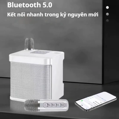 Âm thanh Karaoke Bluetooth WJ-826 50W - Pin 8h, Bluetooth 5.0, Micro không dây, Giá chỉ 299.999₫ 5