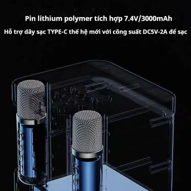 Âm thanh Karaoke Bluetooth WJ-826 50W - Pin 8h, Bluetooth 5.0, Micro không dây, Giá chỉ 299.999₫ 6