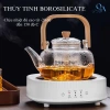 Ấm Thủy Tinh Chịu Nhiệt 900ml Đun Trực Tiếp Trên Bếp Gas & Hồng Ngoại - Ưu Đãi 225k