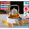 Ấm Thủy Tinh Chịu Nhiệt 900ml Đun Trực Tiếp Trên Bếp Gas & Hồng Ngoại - Ưu Đãi 225k 2