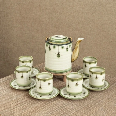 Ấm tích Bát Tràng da lươn sang chảnh - Hạm chè, pha trà xanh, giá ưu đãi 290k