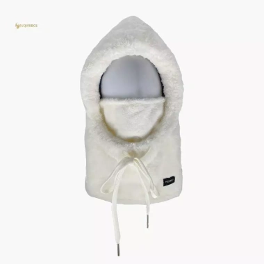 Ấm tích hợp khăn mặt và mũ lông cừu chống gió lạnh, thích hợp đi xe đạp - Giá 80.028 VND