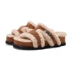 Ấm Trà Lông Dép Nữ Đế Dày Thu Đông 2.025 – Retro Casual Birkenstock Nửa Dép, Giá ưu đãi 546k 9