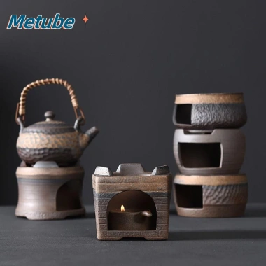 Ấm trà METUBE gốm cổ điển - Bếp trà giữ nến, nồi hơi nước thủ công, giảm giá 20% chỉ 256,300₫ Ấm trà METUBE gốm cổ điển - Bếp trà giữ nến, nồi hơi nước thủ công, giảm giá 20% chỉ 256,300₫