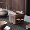 Ấm trà METUBE gốm cổ điển - Bếp trà giữ nến, nồi hơi nước thủ công, giảm giá 20% chỉ 256,300₫ 9
