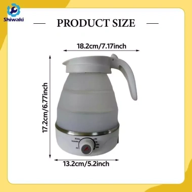 Ấm trà siêu tốc mini gập lại, di động đa năng cắm trại, bảo quản dễ dàng - Du lịch tiện lợi 4