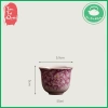Ấm trà sứ Thanh Hóa men rạn họa tiết mẫu đơn 180ml mẫu hồng nhạt giá ưu đãi 8