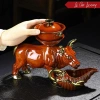 Ấm trà tự động Trâu - Ấm chén côi xay cao cấp, tiện lợi, sang trọng, giá 1,050,000₫ 4