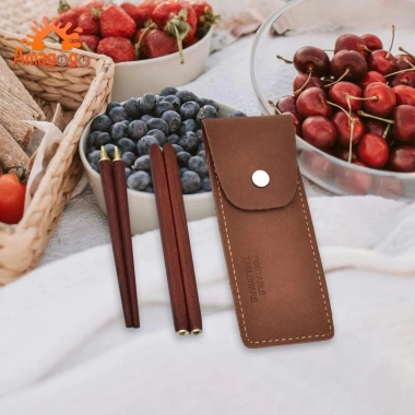 Amagogo Đũa Gỗ Du Lịch + Túi Đựng Di Động Dao Kéo Dã Ngoại Cắm Trại – 123.200₫ 2