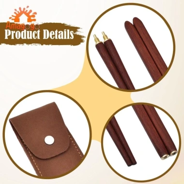 Amagogo Đũa Gỗ Du Lịch + Túi Đựng Di Động Dao Kéo Dã Ngoại Cắm Trại – 123.200₫ 3