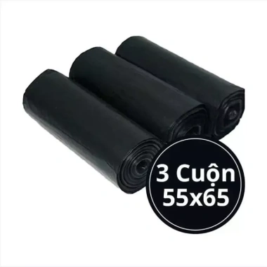 An Lạc Set 3 Cuộn 1kg Túi Đựng Rác Đen Tự Phân Hủy Sinh Học Dai Bền Chắc - Giá 33.500₫