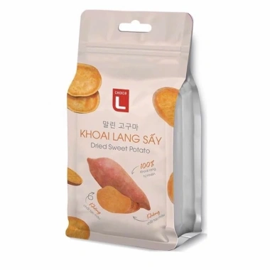 Ăn Vặt Trái Cây Sấy và Khoai Lang Sấy L - Tươi, Công Nghệ Sấy, Giòn Ngon