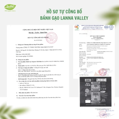 ANBIO Bánh gạo hữu cơ Lanna Valley nhập khẩu Thái Lan - Chứng nhận EU, 41.650đ 9