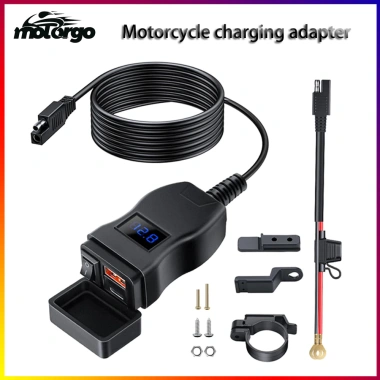 Anchtek Bộ chuyển đổi sạc xe máy 12V USB-PD chống nước, cổng nhanh 3.0 cho Switch, Moto & điện thoại - Giá chỉ 150.202 VND