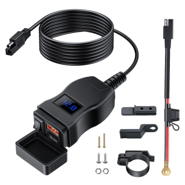 Anchtek Bộ chuyển đổi sạc xe máy 12V USB-PD chống nước, cổng nhanh 3.0 cho Switch, Moto & điện thoại - Giá chỉ 150.202 VND