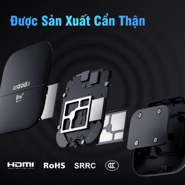 Android TV Box 8K 8G+128GB - Kiểm Soát Giọng Nói, WiFi/4G, Băng Tần Kép, 100 Kênh Miễn Phí - 449.000₫