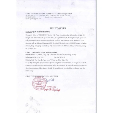 Andrositol Plus chính hãng - hỗ trợ sinh sản nam giới, tem phụ VN, chỉ 855.000₫ 3 Andrositol Plus chính hãng - hỗ trợ sinh sản nam giới, tem phụ VN, chỉ 855.000₫ 3