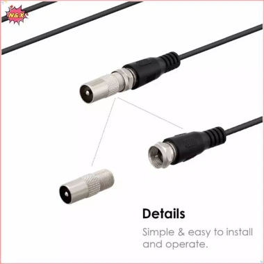Ăng-ten TV N & X HDTV DVB‑T2 HD Khuếch Đại 50 Dặm, Giá 66.900₫ TVFox