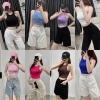 Ảnh Tự Chụp Croptop 3 Lỗ Thun Trơn – Kiểu Dáng Nữ Thời Trang, Giá Ưu Đãi 109.000₫