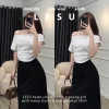 Ảnh tự chụp Croptop lệch vai cánh dơi - Giá ưu đãi 147.000đ, thoáng mát, trẻ trung 2