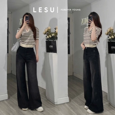 Ảnh tự chụp Len mongthi cổ bẻ kẻ ngang Giá chỉ 198.000đ giảm 23%