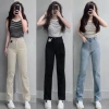 Ảnh tư chụp Quần Jeans Ống đứng trơn basic ZR - Giá chỉ 375.000₫, giảm từ 457.500₫