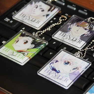 Anime Manga Factory Hunter – Mặt dây chuyền Killua, Sisoko, Kuro, Kurapika Acrylic, Chuỗi hạt, Móc khóa – Giá 14.500₫ (Giảm từ 18.560₫)
