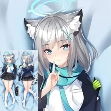 Anime Xanh Sunaōkami Shiroko Dakimakura Waifu Vỏ Gối 2 Mặt In - Giá 112.860đ