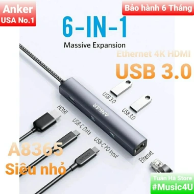 Anker A8.365 HUB Type C PowerExpand+ 5 trong 1 - Giá chỉ 650.000 VND, giảm mạnh