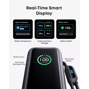 Anker Pin dự phòng 25.000mAh laptop - 3 cổng USB-C 100W, sạc thiết bị, giảm 22% 6