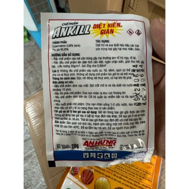 Ankill 20g - Chế phẩm diệt côn trùng kiến gián, hiệu quả, giá chỉ 2.900₫ 2