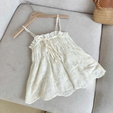 Áo 2 Dây Bo Chun Ngực Ren Hoa + Dây Nơ Xinh, Thời Trang Nữ Hè - Giá 155k 8