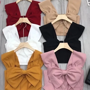 Áo 2 dây nữ bản to kèm nơ ngực - Thiết kế sexy, thoáng mát, chỉ 92.300₫ 4