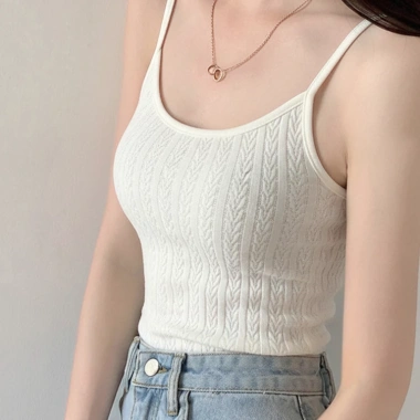 Áo 2 Dây Viền Gân Thừng Nhiều Màu - Siêu Thoáng Mát, Giá Ưu Đãi 83.780₫ 6