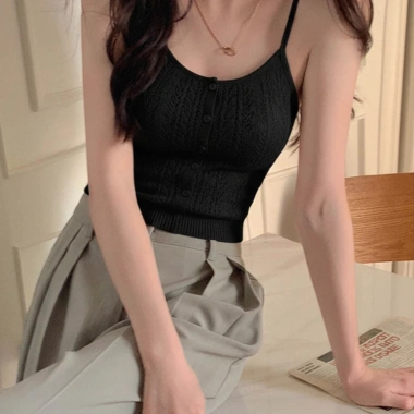 Áo 2 Dây Viền Gân Thừng Nhiều Màu - Siêu Thoáng Mát, Giá Ưu Đãi 83.780₫ 7