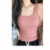 Áo 3 lỗ nữ cuộn cổ vuông dáng ngắn xinh sexy - Giá chỉ 56.800₫, giảm mạnh 2