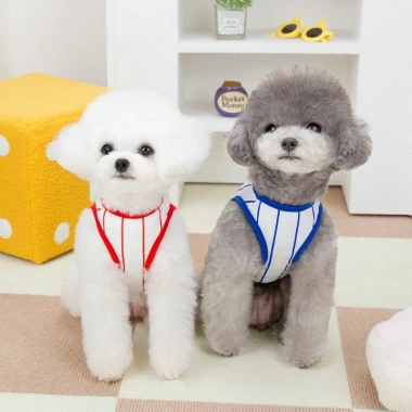 Áo ba lỗ 2 chân cotton siêu nhẹ, thoáng mát cho chó mèo nhỏ, phù hợp Teddy Pom, Frenchie, giá 110k