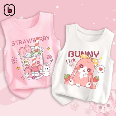 Áo ba lô bé gái BabyloveGO cotton mùa hè mềm mịn, in hình cute giá 179.000 giảm sốc