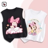 Áo ba lỗ bé gái BabyloveGO thun cotton mềm nhẹ thoáng mát, in chuột Mickey - 89.000₫ 3