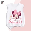 Áo ba lỗ bé gái BabyloveGO thun cotton mềm nhẹ thoáng mát, in chuột Mickey - 89.000₫ 6