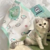 Áo ba lỗ cho mèo và chó nhỏ, thoáng khí giảm rụng lông, siêu nhẹ, giá 115.556 VND 2