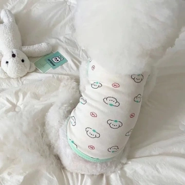 Áo ba lỗ cho mèo và chó nhỏ, thoáng khí giảm rụng lông, siêu nhẹ, giá 115.556 VND 4