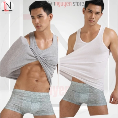 Áo ba lỗ nam, áo lót co giãn thấm mồ hôi, cotton siêu thoáng mát - 39.900đ