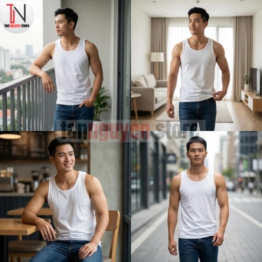 Áo ba lỗ nam, áo lót co giãn thấm mồ hôi, cotton siêu thoáng mát - 39.900đ 6 Áo ba lỗ nam, áo lót co giãn thấm mồ hôi, cotton siêu thoáng mát - 39.900đ 6