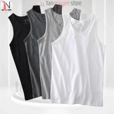 Áo ba lỗ nam, áo lót co giãn thấm mồ hôi, cotton siêu thoáng mát - 39.900đ